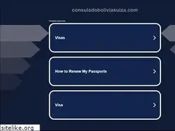 Sites similar to consuladoboliviasuiza.com