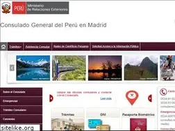 Sites similar to consuladoperumadrid.org