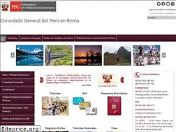 Sites similar to consuladoperuroma.it