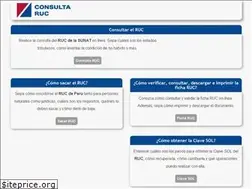 Sites similar to consulta-ruc.pe