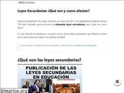 Sites similar to consultaleyessecundarias.mx