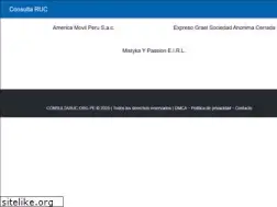 Sites similar to consultaruc.org.pe