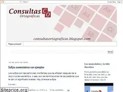Sites similar to consultasortograficas.blogspot.com