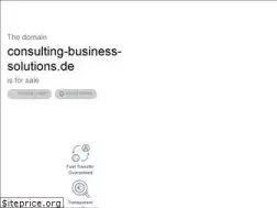 Sites similar to consulting-business-solutions.de