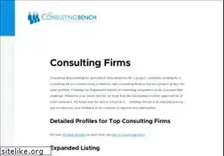 Sites similar to consultingbench.com