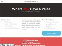 Sites similar to consumerclassactionlawyers.com