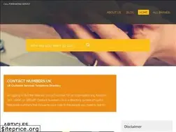Sites similar to contact-numbers-uk.co.uk