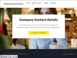 Sites similar to contactcustomerserviceuk.co.uk