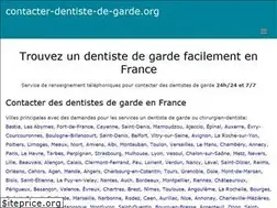 Sites similar to contacter-dentiste-de-garde.org