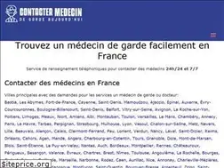 Sites similar to contacter-medecin-de-garde.org