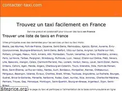 Sites similar to contacter-taxi.com