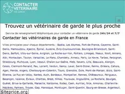 Sites similar to contacter-veterinaire-de-garde.com