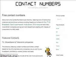 Sites similar to contactnumbers.buzz