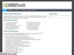 Sites similar to contactnumbersph.com