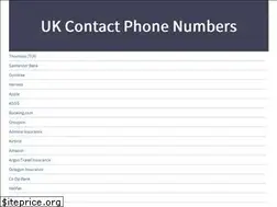 Sites similar to contactphonenumbers.co.uk