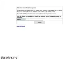Sites similar to contactprivacy.com