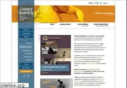 Sites similar to contactquarterly.com