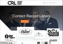 Sites similar to contactrecordlabels.com