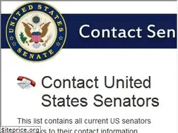 Sites similar to contactsenators.com