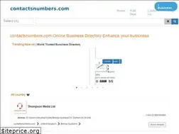 Sites similar to contactsnumbers.com