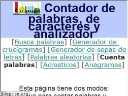 Sites similar to contadorpalabras.com