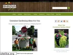 Sites similar to container-gardening-for-you.com