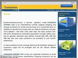 Sites similar to containersforsale.com.pk