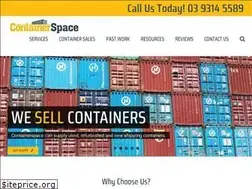 Sites similar to containerspace.com.au