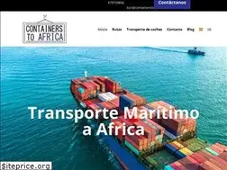 Sites similar to containerstoafrica.com