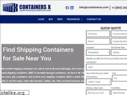 Sites similar to containersx.com