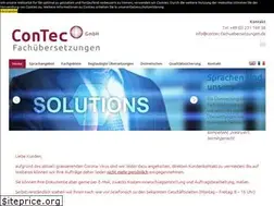 Sites similar to contec-fachuebersetzungen.de