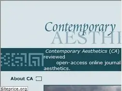 Sites similar to contempaesthetics.org