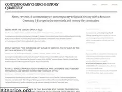 Sites similar to contemporarychurchhistory.org