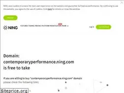 Sites similar to contemporaryperformance.ning.com