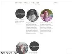 Sites similar to contemporarytheatrereview.org