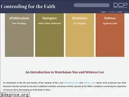 Sites similar to contendingforthefaith.org