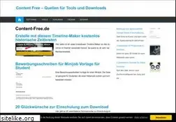 Sites similar to content-free.de