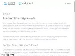 Sites similar to content-samurai.com