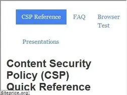 Sites similar to content-security-policy.com