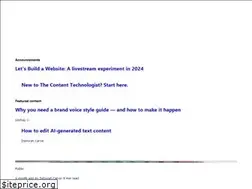 Sites similar to content-technologist.com
