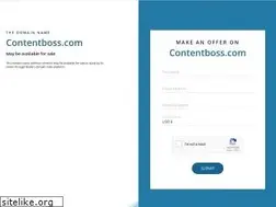 Sites similar to contentboss.com