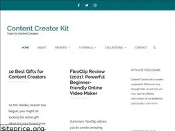 Sites similar to contentcreatorkit.com
