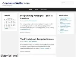 Sites similar to contentedwriter.com