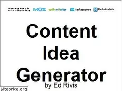 Sites similar to contentideagenerator.com
