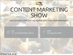 Sites similar to contentmarketingshow.com