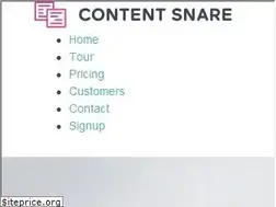Sites similar to contentsnare.com