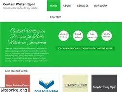 Sites similar to contentwriternepal.com