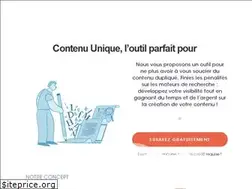 Sites similar to contenu-unique.fr