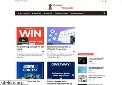 Sites similar to contestsincanada.com