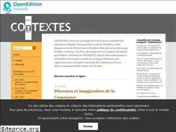 Sites similar to contextes.revues.org